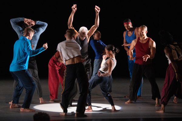 Image of dancers from Bill T. Jones/Arnie Zane Company "What Problem?"